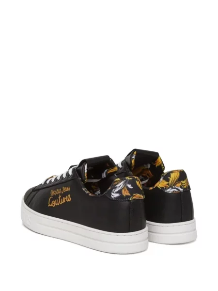 Tenisice Versace Jeans Couture s autogramom crna