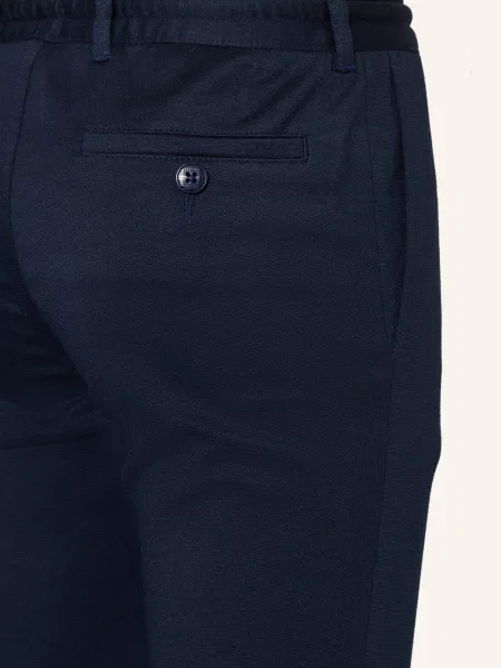 G.O.L. Finest Collection Spodnie Garniturowe Slim Fit blau granatowe