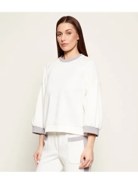 Marc Cain Hanorac | Relaxed fit alb