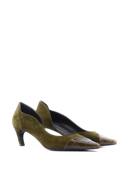 Pantofi cu toc Lola Cruz verde
