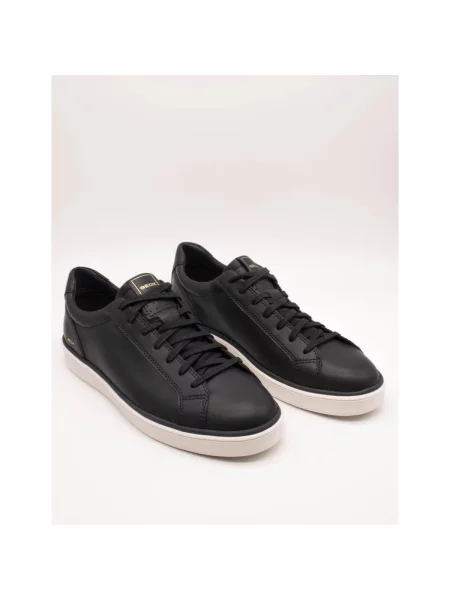 Sneakerși Geox din piele albastru