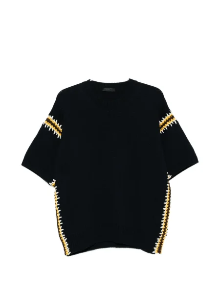 Къс риза Prada на райета синьо