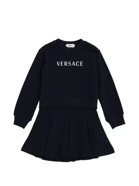 Sukienka dziecięca Versace niebieska