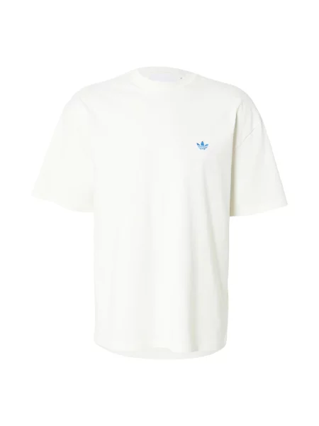 ADIDAS ORIGINALS Majica Napoli svetlo bež / azur / svetlo rdeča bela