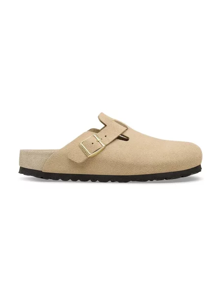 Birkenstock papuci din piele Boston EXQ LEVE