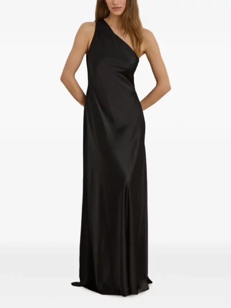 Rochie maxi Lauren Ralph Lauren cu un umăr gol negru