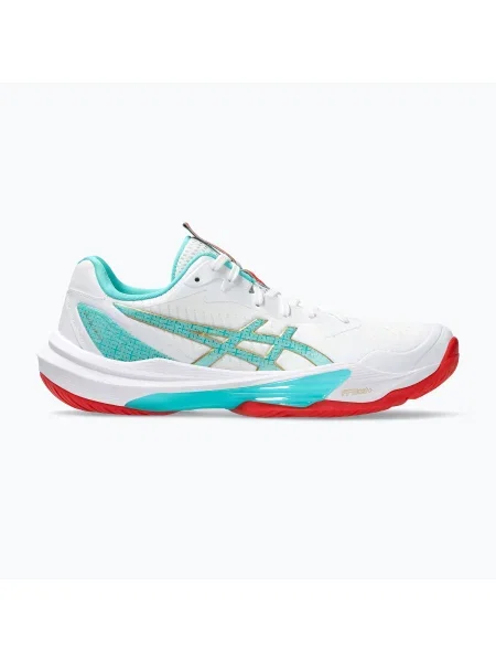 Pantofi de volei pentru femei ASICS Sky Elite FF 3 alb/sticlă de mare alb