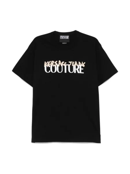 Koszulka Versace Jeans Couture czarna