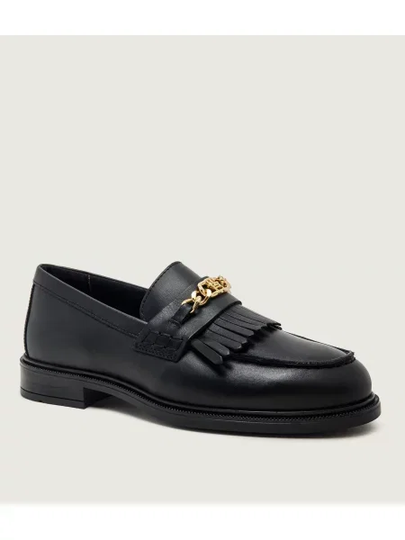Tommy Hilfiger De piele pantofi loafer negru