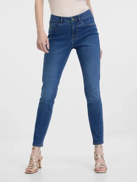 Blugi skinny Orsay albastru