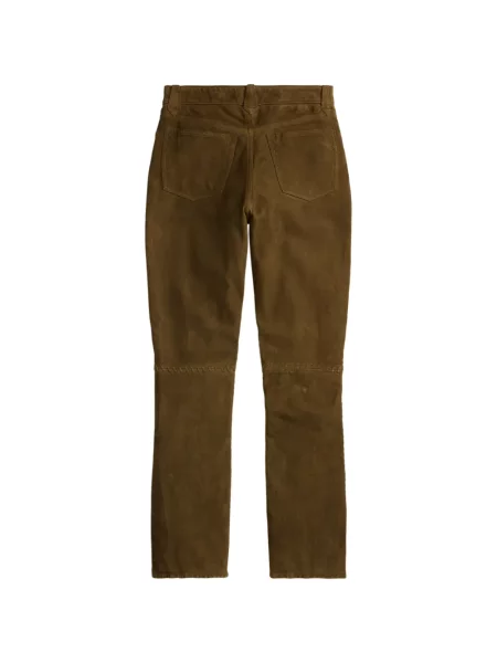Παντελόνι Ralph Lauren Rrl σουέτ καφέ