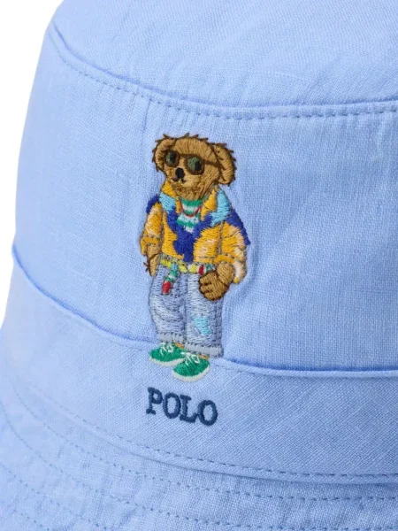 Ριγέ δερμάτινος κάλτσες Polo Ralph Lauren με κορδόνι μαύρο