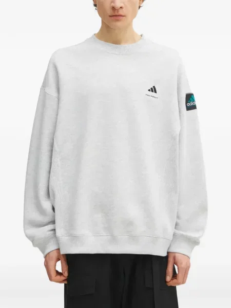 Sneakersy Adidas Predator w paski z dekoltem w serek z kapturem różowe