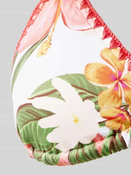 Góra od bikini z wiązaniem model NUCO TAHITI' Banana Moon białe