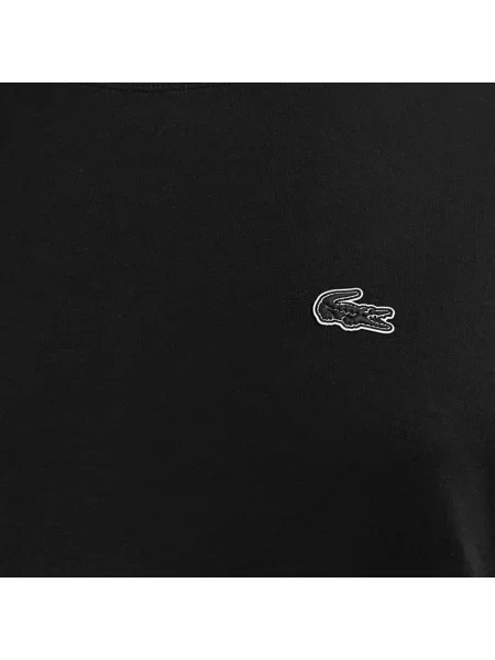 Lacoste Bluza Nierozpinana Oversize schwarz czarna