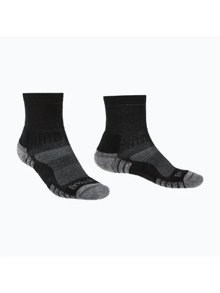 Șosete pentru bărbați Bridgedale Lightweight Merino Performance Crew Original black/silver negru