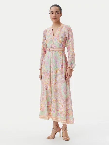 Hale Bob Літня сукня with linen Кольоровий