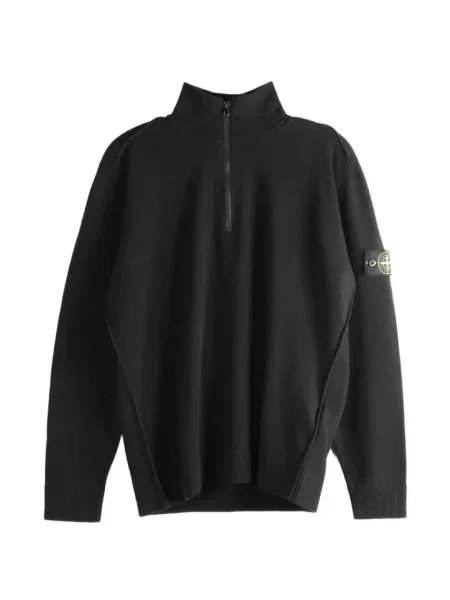 Pulover Stone Island cu strasuri negru