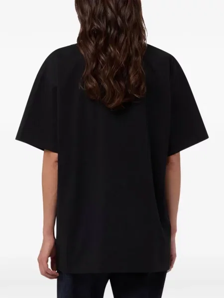 Ursuleț de pluș tricou Moschino cu imagine negru