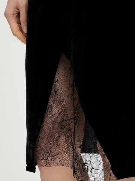Zadig&Voltaire Пола с коприна черно