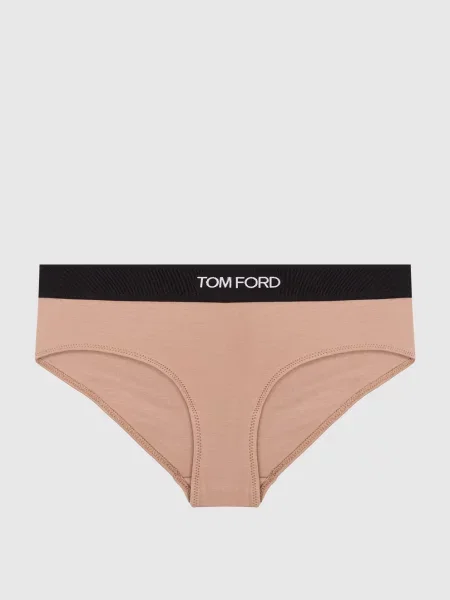Трусики з логотипом Tom Ford бежеві
