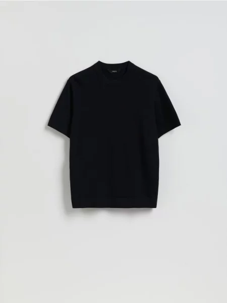 Reserved Pulover cu mâneci scurte negru