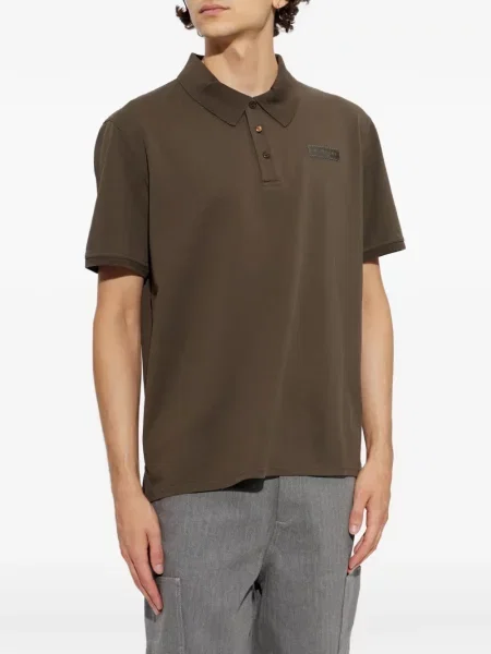 Tricou polo Givenchy cu autograf maro