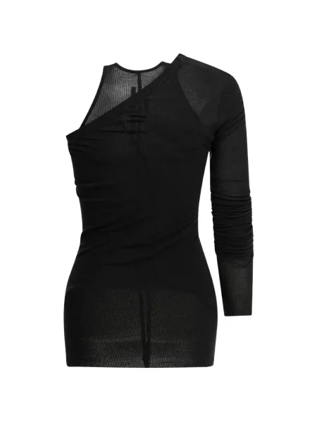 Top Rick Owens asimetric negru