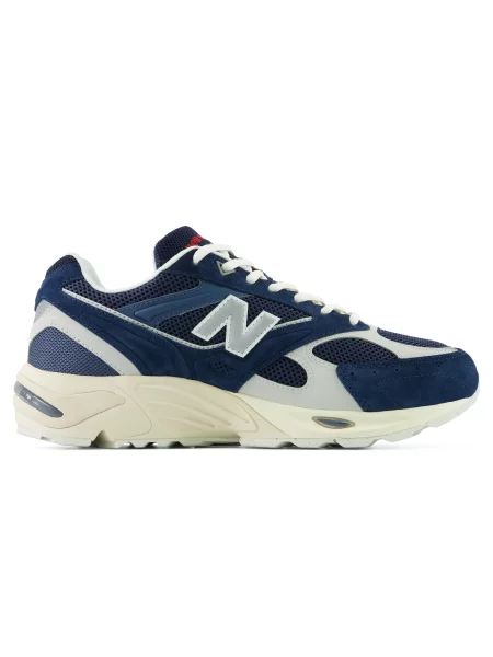 Sneakersy New Balance skórzane granatowe