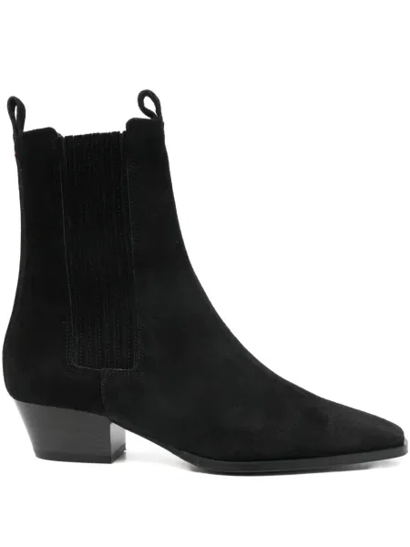 Botine Aeyde din piele de căprioară negru