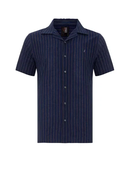 By Diess Collection Cămașă bleumarin maro