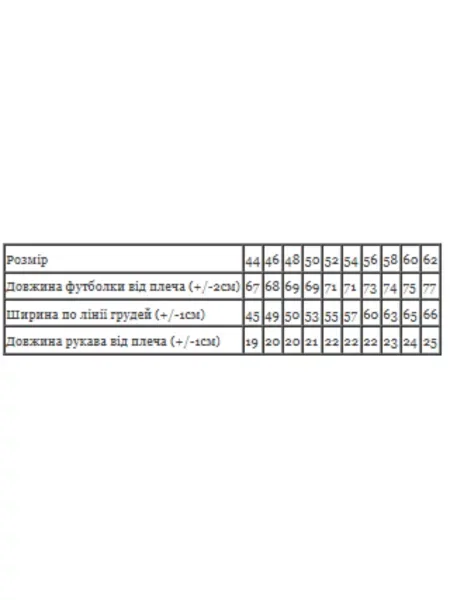 Футболка носи своє