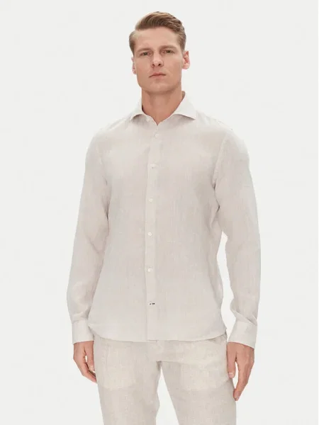 JOOP! Cămașă 17 Écru bej