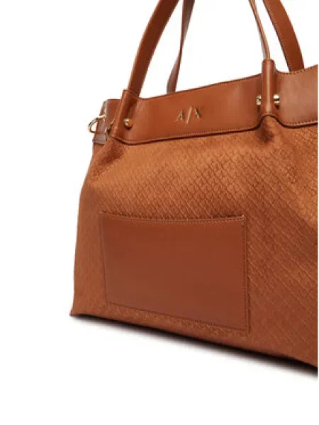 Armani Exchange Ročna torba rjava
