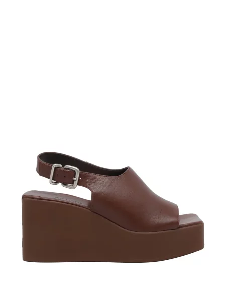 Sandale Vic Matié cu pană maro