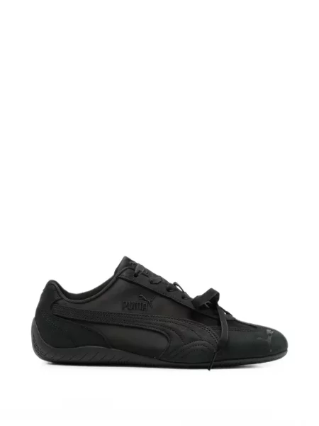 Sneakerși Puma cu funde negru