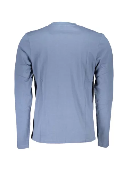 Lung tricou North Sails cu imagine albastru