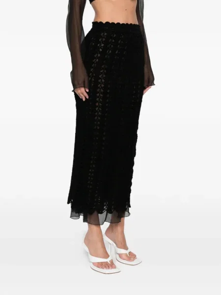 Midi-suknja Atu Body Couture iznad koljena crna