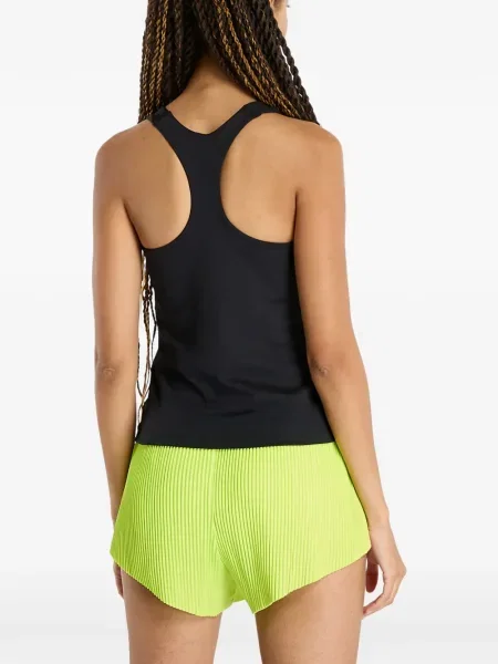 Top sportowy Nike prążkowany niebieski