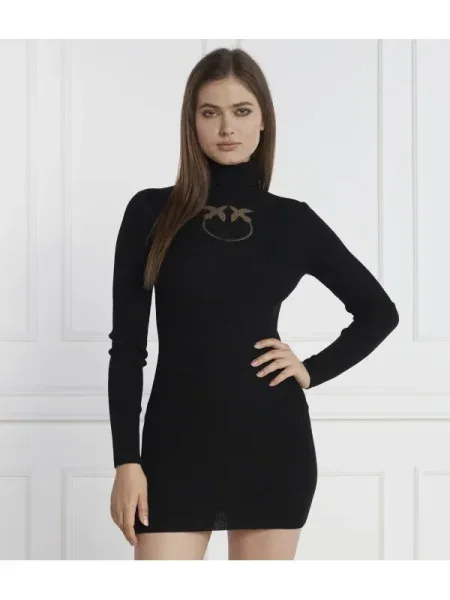 Pinko De lână rochie negru