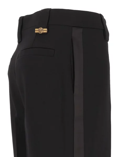 Pantaloni Versace de lână negru