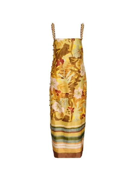 Rochie maxi Alemais galben