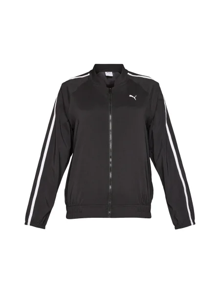 PUMA Jachetă de trening FLORAL RIBBON negru alb