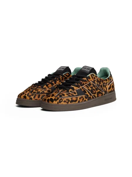 Tommy Jeans Superge The Greenwich Edge Leopard Rjava črna