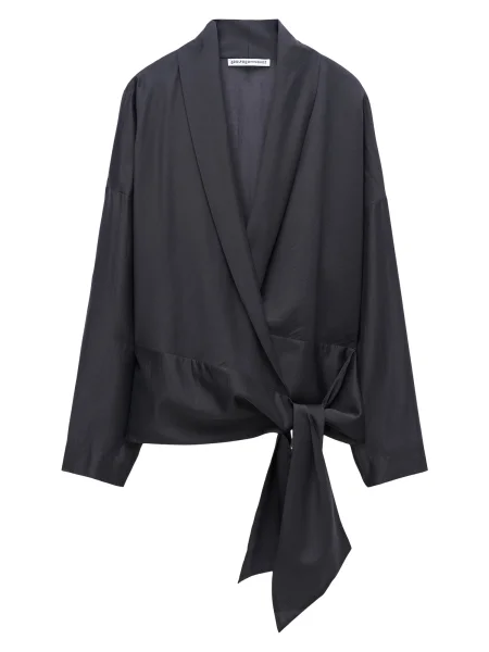 Adolfo Dominguez Bluză închis gri