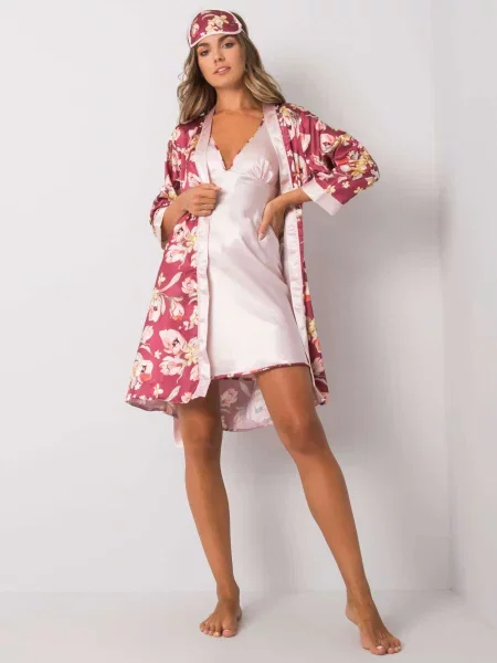 Pižama Fashionhunters bordo