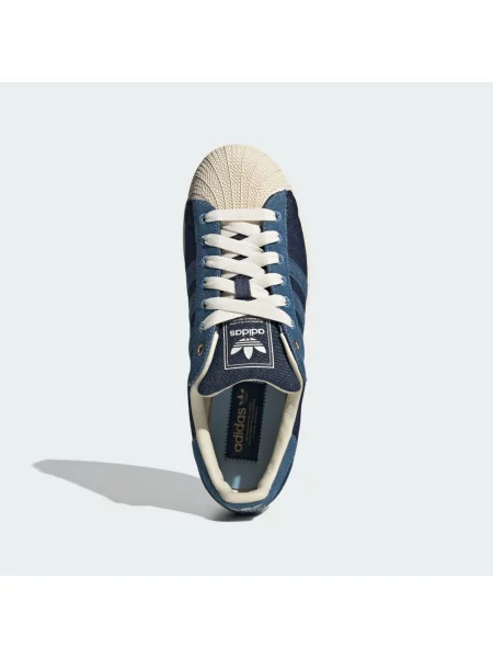 ADIDAS ORIGINALS Tenisky Superstar II modrá džínovina / tmavě modrá bílé