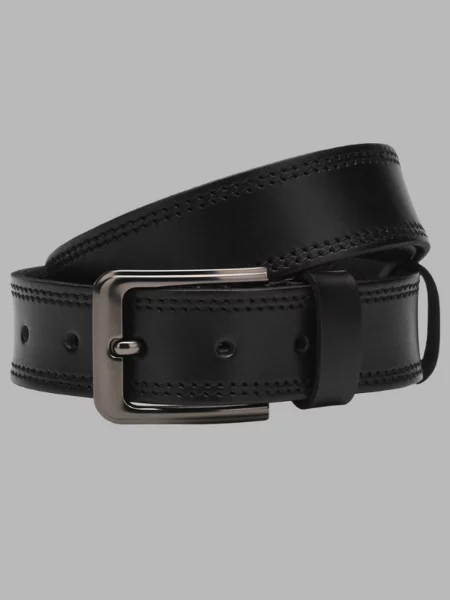 Кожаный ремень Borsa Leather черный