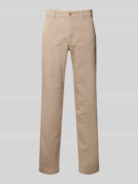 Calvin Klein Jeans chinosy Mężczyźni jednolity beżowy