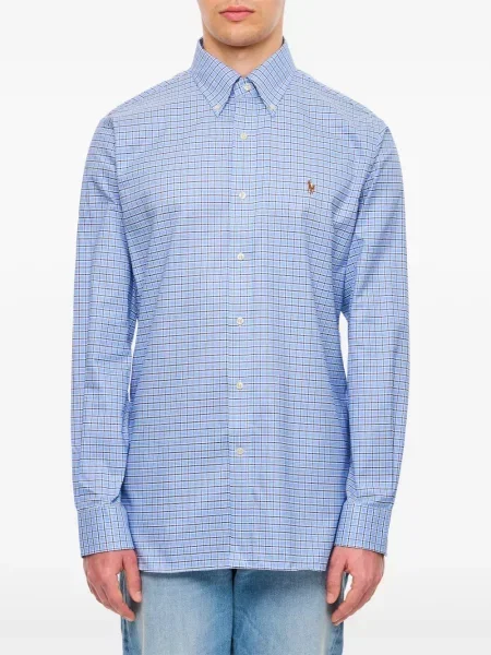 Kostkovaná košile Polo Ralph Lauren modrá